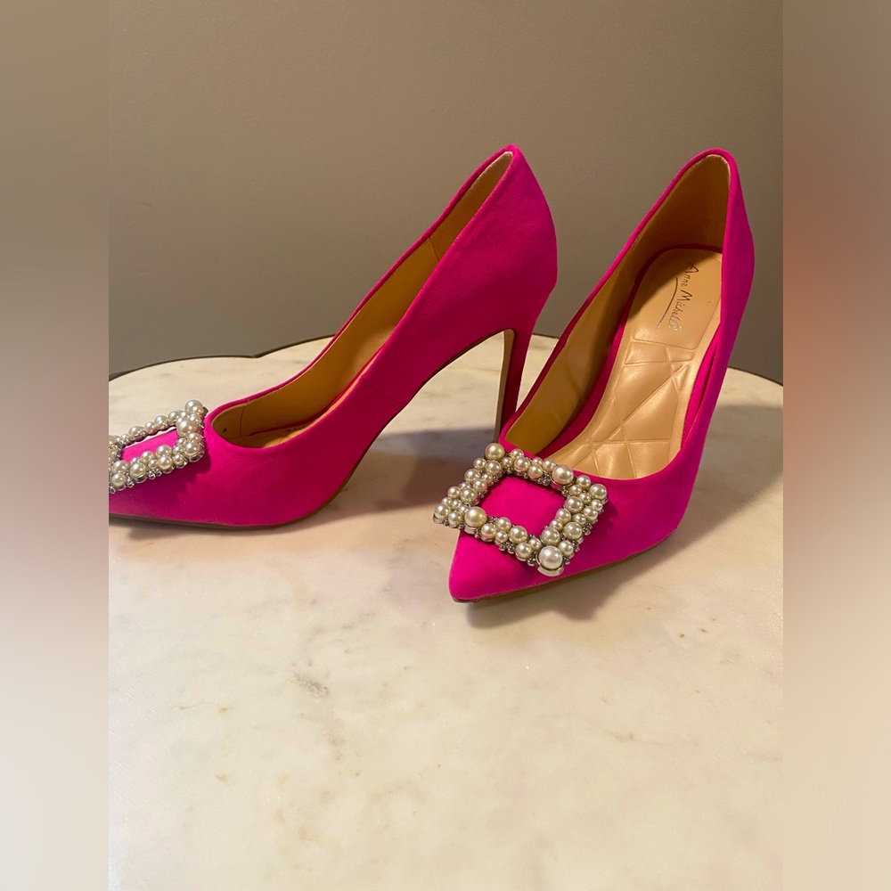 Hot pink heels